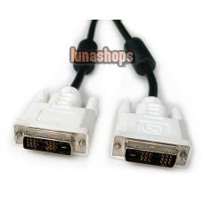 200cm DVI-D Male To DVI-D Male 24+1 Cable Adapter For HDTV DVD
