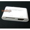 iPad to HDMI Cable Adapter for iPad 2 iphone 4G iPod Touch + Ipad Female Port 