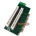 Dual 2 Slot 90 Angel PCI Riser Extender Expansion Card