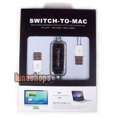 Swith To MAC Adapter MAC To PC File Transfer Share USB Data Male To Male Cable