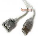 0.9M transparent USB...