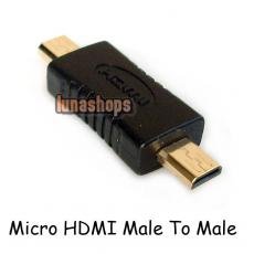 Micro HDMI Male To Male Connector Adapter For Motorola MB810 Droid X EVO 4G