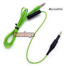 117cm replacement cable with Control Talk Mic Remote for AKG K450 Q460 K480 Headphone