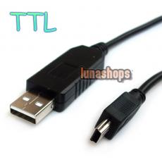 PL2303HX USB To Mini USB Male 5 pins TTL COM Module Converter Adapter Flash Cable