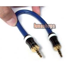Hifi 3.5mm Pailiccs Male To Male Audio  Cable Adapter For Earphone Amplifier Decoder DAC