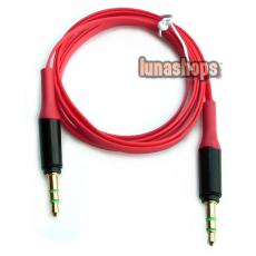 100cm Universal Straight 3.5mm Male to Male Upgrade Audio Noodle cable For  headphone