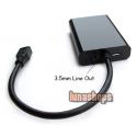 Micro USB Male To VGA Female projector MHL Cable Adapter For HTC Flyer Galaxy S2 i9000