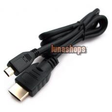 100cm Micro HDMI to HDMI Male Adapter Cable For BlackBerry PlayBook 16GB WIFI