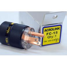 Acrolink refrigeration Series FP-10 Speaker Cable Male Power Plug Adapter Hifi