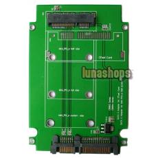 mSATA to SATA + Mini PCI-e SSD 2.5" converter adapter for Asus Eee pc