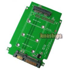 mSATA to SATA mSATA Mini PCIE SATA SSD to 2.5" SATA II SSD Adapter For Intel Samsung