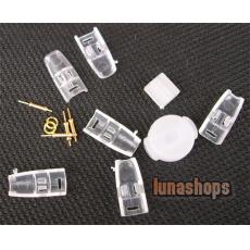 Korea Mould Series- Sennheiser IE8 IE7 IE80 Earphone Pins With Cover Transparence