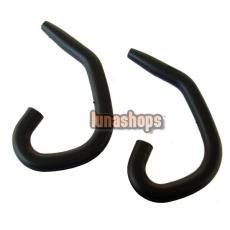 Black Universal Earhook Ear Earphone Clip For Shure ue900 sony xba-40 xba-30 w4r se535 etc.