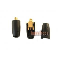 Diy Parts for Shure SE535 SE425 SE315 SE215 Earphone Pins + Cover Black Kits