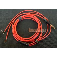 Universal Neutral red Repair updated Cable for Diy earphone Headset etc.