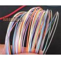 100cm Acrolink Multicolor Silver Plated OCC Signal Wire Cable 7Pins × 0.1mm For DIY Outside Dia: 0.65mm~0.68mm±0.1mm 