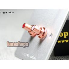 Copper Colour CC IRT RCA 2 port Panel For home theater