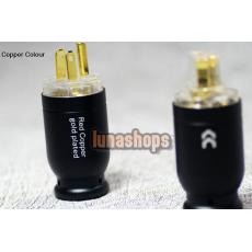 Copper Colour CC US red copper+gold plated -126 Degree Freeze Power Plug kits