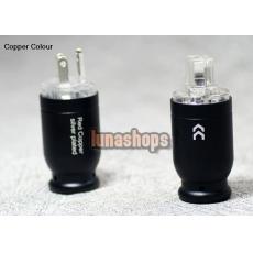 Copper Colour CC US red copper+silver plated -126 Degree Freeze Power Plug kits
