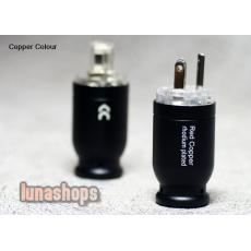 Copper Colour CC US red copper+rhodium plated -126 Degree Freeze Power Plug kits