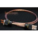Custom Handmade Acrolink Silver Plated Power cable For Tube amplifier CD Player AK-bs551