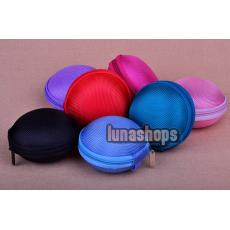 Many Colors Dia:8mm Pocket Bag Hard Case Storage MP3 for earbuds earphone