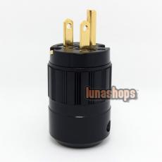 1pcs MPS hercule w black brass Power Plug Male For Diy