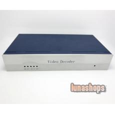 Video Decoder BNC RS232 RS485 Rj45 Alarm For CCTV surveillance Box 