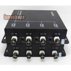 4 Channel Camera BNC Video Signal Multiplexer Box Adapter For CCTV