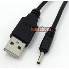 USB Charging Cable to 2.5x0.7 mm DC Plug Connector 