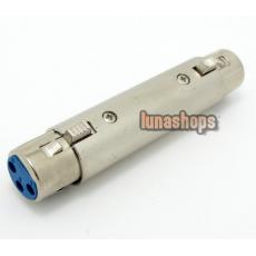 XLR Female To Female Plug Microphone Connector Adapter