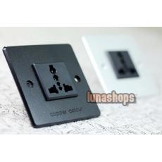 Copper Colour CC Phosphor bronze rhodium plated frozen universal power socket