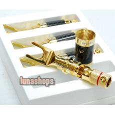 1pcs ACROLINK CF-210 Top rated Carbon Gold Plated Updated Fork Straight adapter