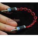 HandMade 3.5mm Acrolink Adapter Male To Male Audio Cable Adapter For Amplifier Decoder DAC