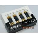 1pcs ACROLINK CF-102 Top rated Carbon Gold Plated Updated RCA adapter