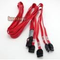 Mini SAS Host (Molex 79575-6004) to 4 SATA target Splitter cable 1m  