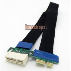  Shield Flex Ribbon Express PCI-E 1x Male to Female Riser card 1U 2U Extender Cable