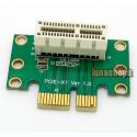 PCI-Express PCI-E 1x Male to Female Riser Card Extender 90 Degree L Shape Adapter