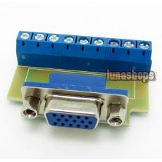 Solderless Welding Free 9 pins VGA Female Module With ID-Bit plug DIY Adapter