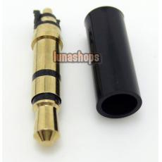 3 pole 3.5mm Stereo Male Male DIY Soldering Adapter Repair Plug LGZ-684