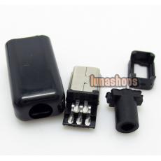 1pcs Mini USB-2.0B Soldering Adapter Plug For Diy Custom Handmade LGZ-IP2