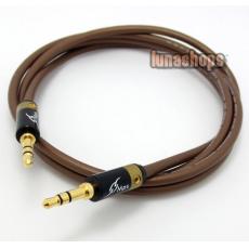 Mps X-5 Eagle 3.5mm Male To Male Plug Golden Plated Audio Cable For AMP Decoder