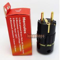 1pcs MPS hercule EU Male brass Power Plug Male For Diy Hifi Cable