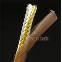100cm Brown Skin Silver Plated + Shield Layer Speaker Audio Signal DIY Cable Dia:5mm RG400