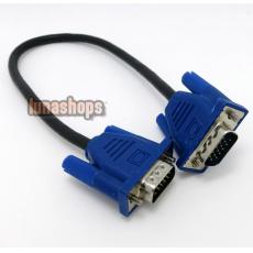 30cm VGA/SVGA HDB15 Male to Male connector Cable for CRT LCD monitor