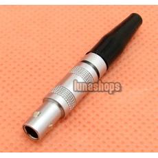 1pcs Male 1 Pins Connector Coaxial Adapter For Audio GPS Cable DIY headphone