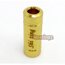 For 1 pcs Copper Universal Earphone Upgrade Cable Splitter Adapter Plug