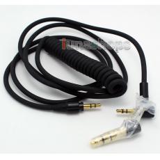 6.5mm + 3.5mm black headphone cable 