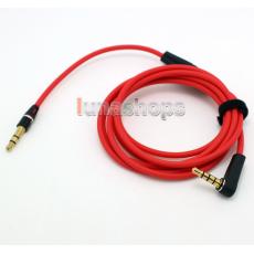 3.5mm Replacement Audio Headphone Cable Volume Control Mic for Studio