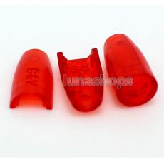 Red Cover Shell For Shure SE535 SE425 SE315 SE215 Earphone Upgrade Cable Male Plug Pins